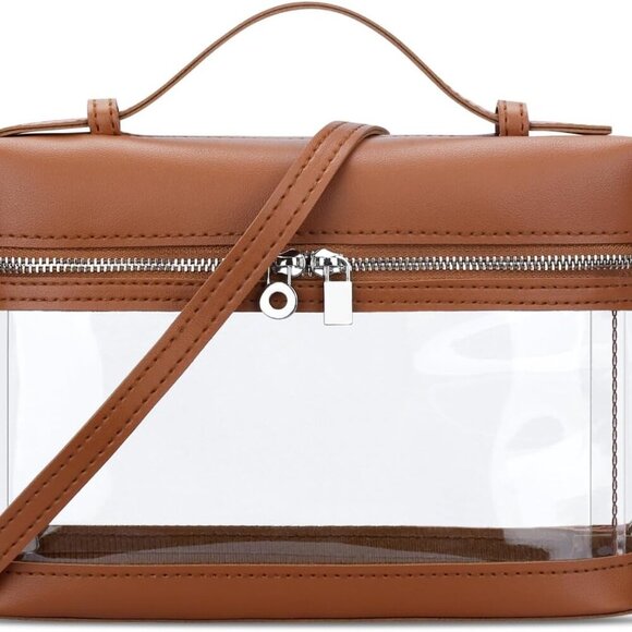 Stylish See-Through Purse for Women – Clear Crossbody Bag for Concerts & Sports - Picture 2 of 7